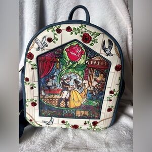 Disney Loungefly Beauty and the Beast Mini Backpack